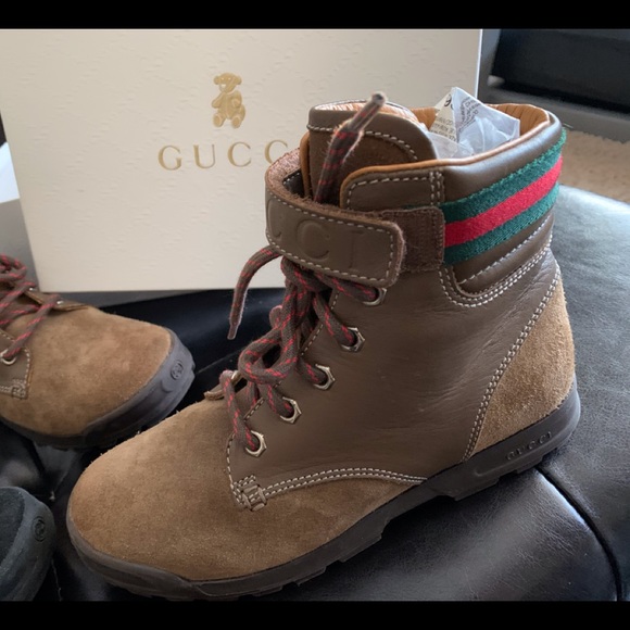 GUCCI KIDS BOOTS 2 PAIRS - Picture 2 of 5